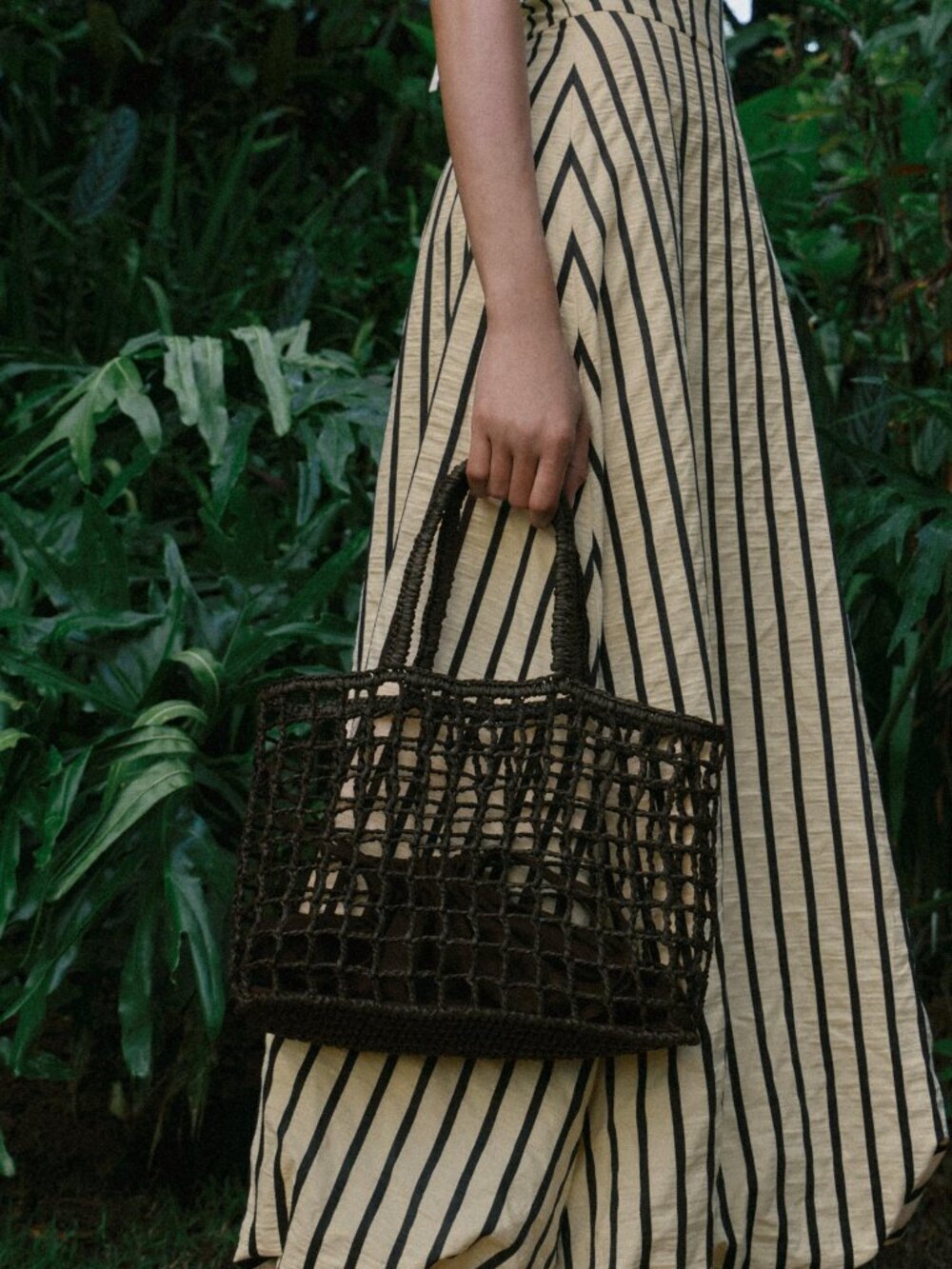 NEW ZARA Braided Mini Tote Bag Woven Shoulder Bag
